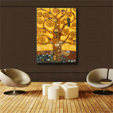 Gustav Klimt Tree Of Life Wall Art Canvas Prints Life Tree Famous Painting