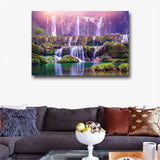 Violet Scenery Canvas Art Paintings On The Wall Canvas Pictures For Kitchen Room