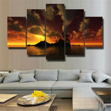5Pcs Canvas Print Painting Wall Art Home Decor Beautiful seascape