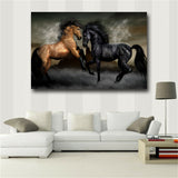Ferghana Horse HD Print on Canvas Huge Wall Picture (31x47)