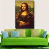 Leonardo Da Vinci "Mona Lisa Smile" HD print on canvas huge wall picture (31x47)