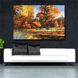 Abstract Beautiful Scenery HD print on canvas huge wall picture (31x47)