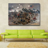 Battle of Spotsylvania Court House HD print on canvas huge wall picture (31x47)
