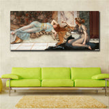 19 century Europe Court Oil Painting HD print on canvas Expensive lady