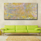 Claude Monet Water Lilies 1906 printed Canvas painting Giclee art Wall art