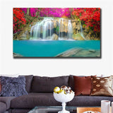Oil Painting Modern Abstract On Canvas Unframed Scenery View Huge Wall Deco k001