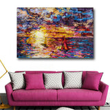 Abstract Sailing Canvas Painting Wall Art Animal Oil Paintings Huge Size Wall