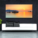 Large art prints Home Decor Canvas Painting Wall Art Seascape sunrise