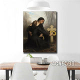 Bouguereau"All Saints Day" HD print on canvas huge wall picture