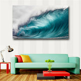 Big Size Canvas Art Modern Wave Seascape Painting Wall Art