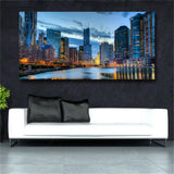 Large art prints Home Decor Canvas Painting Wall Art Chicago cityscape