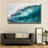 Big Size Canvas Art Modern Wave Seascape Painting Wall Art