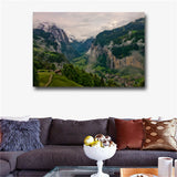 Lauterbrunnen Valley Switzerland Pictures Prints On Canvas Landscape The Picture