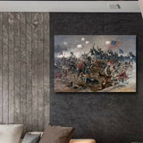 Battle of Spotsylvania Court House HD print on canvas huge wall picture (31x47)