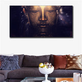 Canvas Print Painting Home Wall Decor Art Poste Buddha Statue Meditation