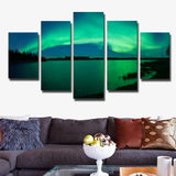 Aurora Borealis Pictures Wall Oil Painting Canvas Print Home Decor Unframed#223