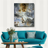 Salvador Dali Abstract Figure Wall Pictures For Living Room Canvas Art Home