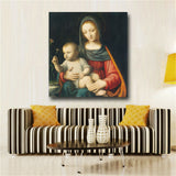 Leonardo Da Vinci"Madonna Of The Carnation"HD Print On Canvas Hugewall Picture