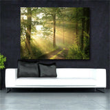 Wall Art picture Abstract Canvas painting forest canvas print Living Room