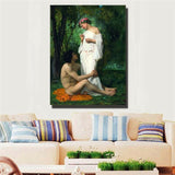 Bouguereau"idylle" HD print on canvas huge wall picture 1851