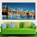 Large art prints Home Decor Canvas Painting Wall Art New York City Panoramic 4