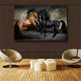 Ferghana Horse HD Print on Canvas Huge Wall Picture (31x47)