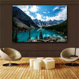 Picture Wall Art Lake Louise Canada Landscape Wall Pictures for Living Room