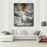 Salvador Dali Abstract Figure Wall Pictures For Living Room Canvas Art Home