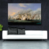 Battle of Trafalgar HMS Victory Canvas Print repro Canvas Print(31inx47in)