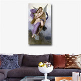 Adolphe William Bouguereau Spiritual ecstasy Canvas Print (31inx56in)