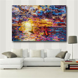 Abstract Sailing Canvas Painting Wall Art Animal Oil Paintings Huge Size Wall