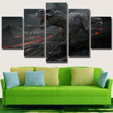 HD Canvas Print Home Decor Wall Art Painting Godzilla 5p Unframed #298
