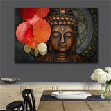 Large art prints Home Decor Canvas Painting Wall Art Buddha Statue Meditation