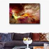 Colourful Abstract unreal Clouds Canvas Art Home Decor Printed Oil Painting
