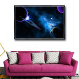 Beautiful Starry Sky Oil Painting on Canvas Posters and Prints Wall Art Picture