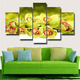5Pcs Yellow flowers Canvas Print Painting Wall Art Home Decor
