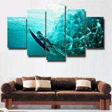 5Pcs Canvas Print Painting Wall Art Home Decor Art Diving