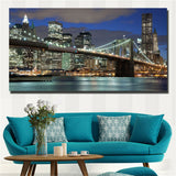Large art prints Home Decor Canvas Painting Wall Art New York City Panoramic 3