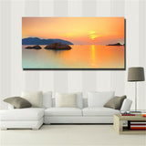 Large art prints Home Decor Canvas Painting Wall Art Seascape sunrise