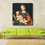 Leonardo Da Vinci"Madonna Of The Carnation"HD Print On Canvas Hugewall Picture