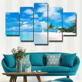 Hawaii 5 Pieces Of Modern Canvas Painting Wall Art For Home Decor