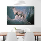 Love Kiss Abstract Art on Canvas Painting Wall Art Picture Prints Modern Decor