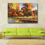 Abstract Beautiful Scenery HD print on canvas huge wall picture (31x47)