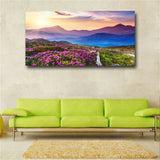 1 P Wall Art Canvas Painting Modular Picture Sunrise Landscape Home Decoration