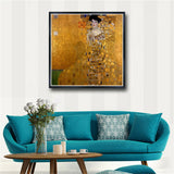 Gustav Klimt 'Mrs Bauer 'Home Decor Picture Print Canvas Painting Artwork