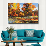 Abstract Beautiful Scenery HD print on canvas huge wall picture (31x47)