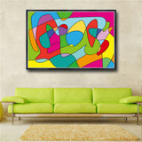 Picasso Design HD Illustrator Cubism Design Print on Canvas Home Decor