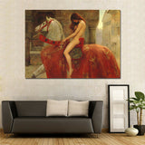 Lady Godiva by John Collier Giclee Canvas Print (31x47)