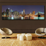 Large art prints Home Decor Canvas Painting Wall Art New York City Panoramic 6