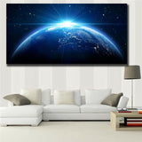 beautiful earth HD print on canvas huge wall picture (31x63)